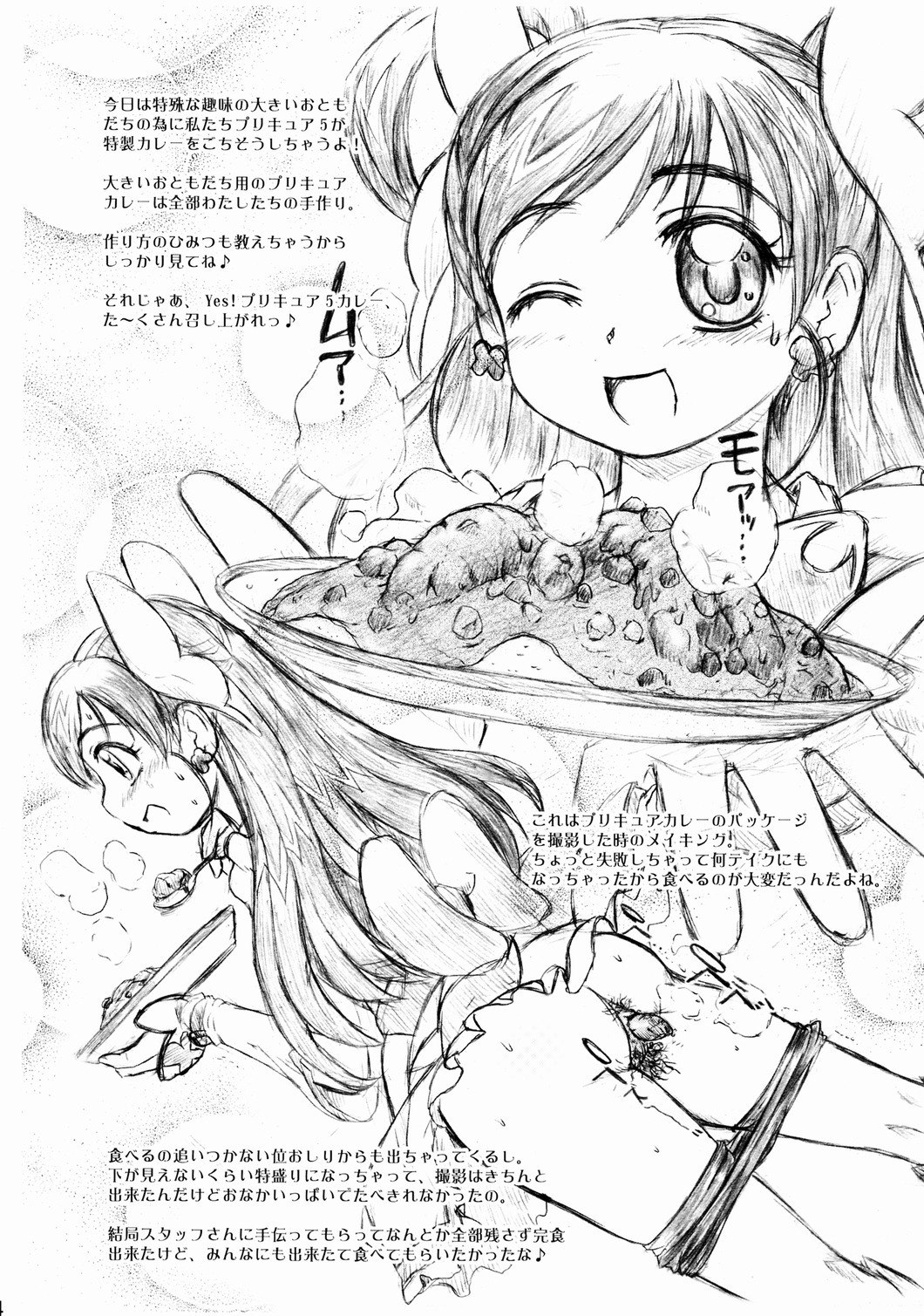 (C72) [SAOTOME-Laboratory (Saotome Mondonosuke)] Yes! PRECURE-5 Curry (Yes! Precure 5) page 3 preview