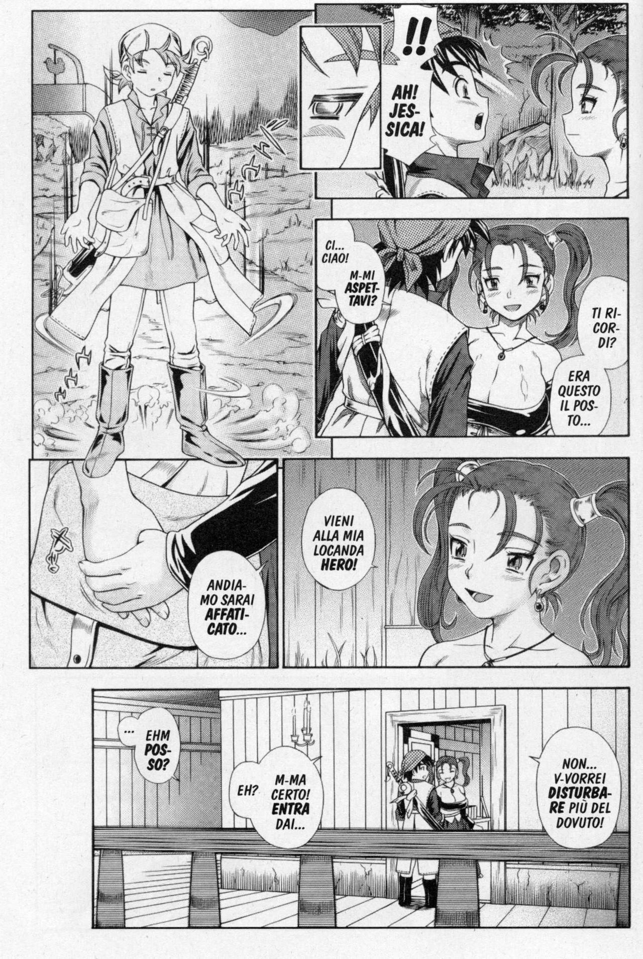 (C68) [Kensoh Ogawa (Fukudahda)] Jessica Milk 8.0 (Dragon Quest VIII) [Italian] page 3 preview