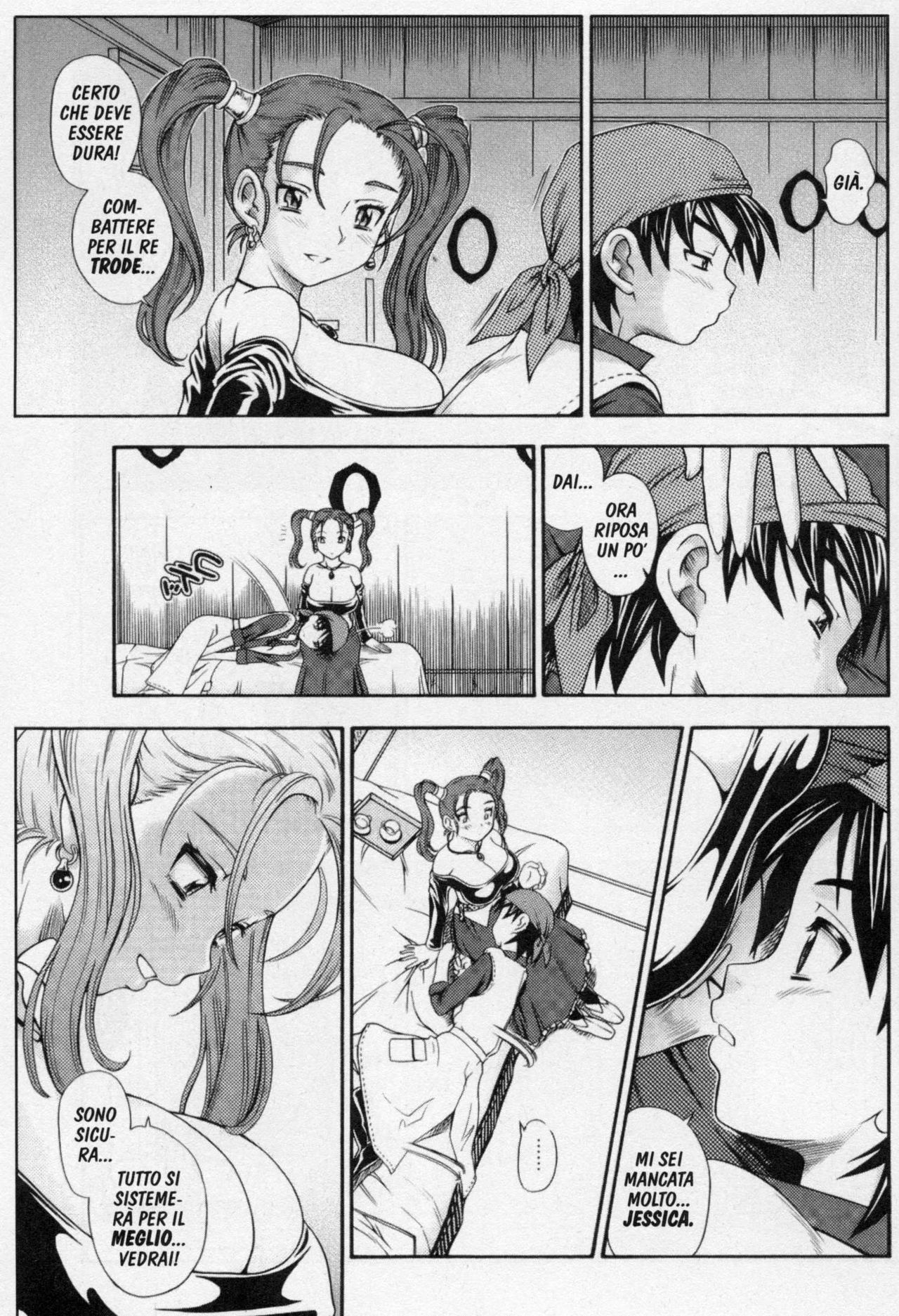 (C68) [Kensoh Ogawa (Fukudahda)] Jessica Milk 8.0 (Dragon Quest VIII) [Italian] page 5 preview