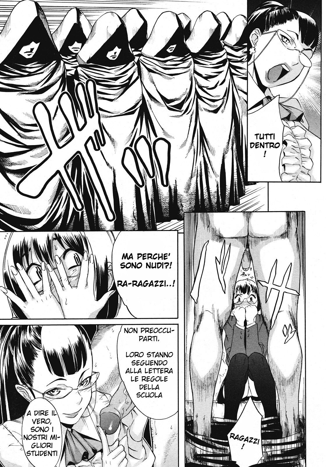 [Koyanagi Royal] Sei Penalty Gakuen "Goku" | La scuola prigione per la penitenza spirituale (COMIC Megastore 2008-07) [Italian] [Hiso] page 7 preview