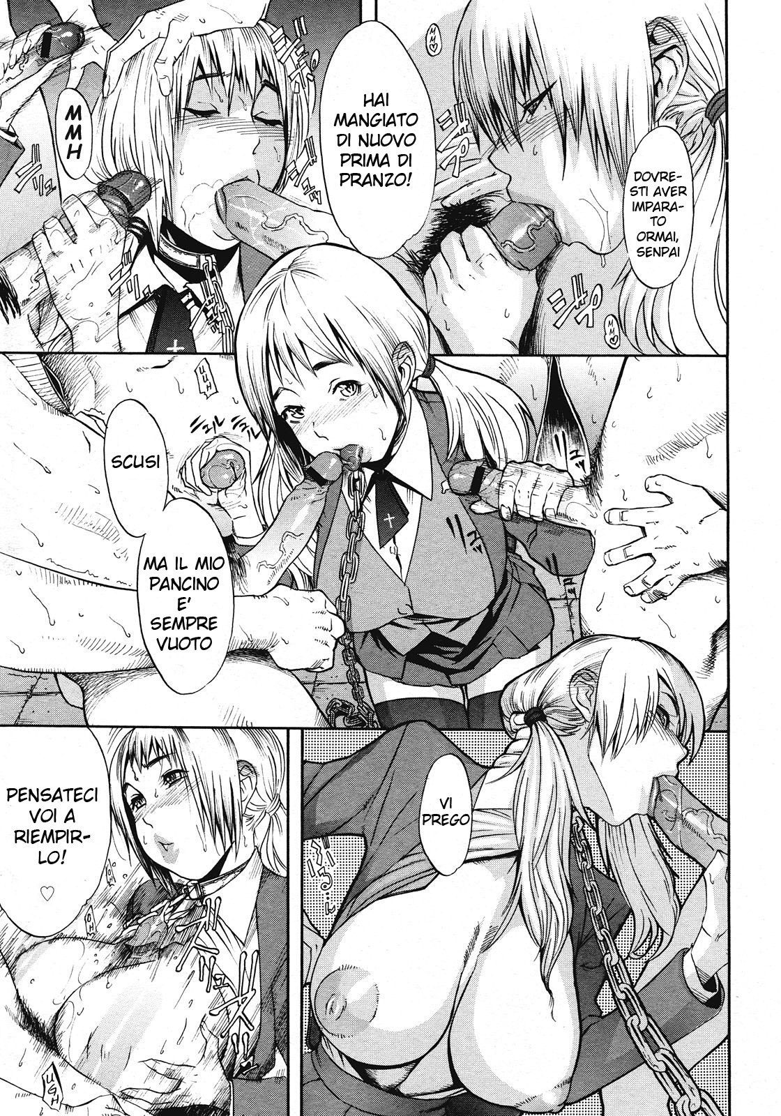 [Koyanagi Royal] Sei Penalty Gakuen "Goku" | La scuola prigione per la penitenza spirituale (COMIC Megastore 2008-07) [Italian] [Hiso] page 11 preview