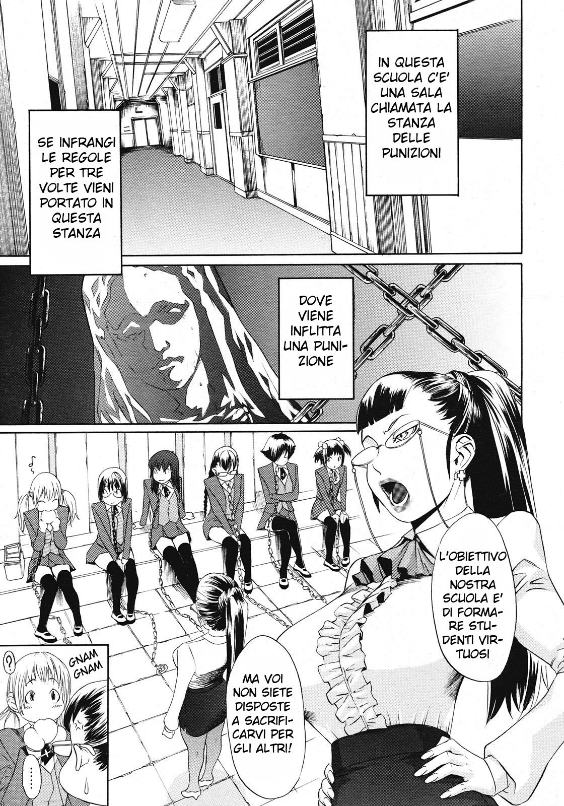 [Koyanagi Royal] Sei Penalty Gakuen "Goku" | La scuola prigione per la penitenza spirituale (COMIC Megastore 2008-07) [Italian] [Hiso] page 5 preview