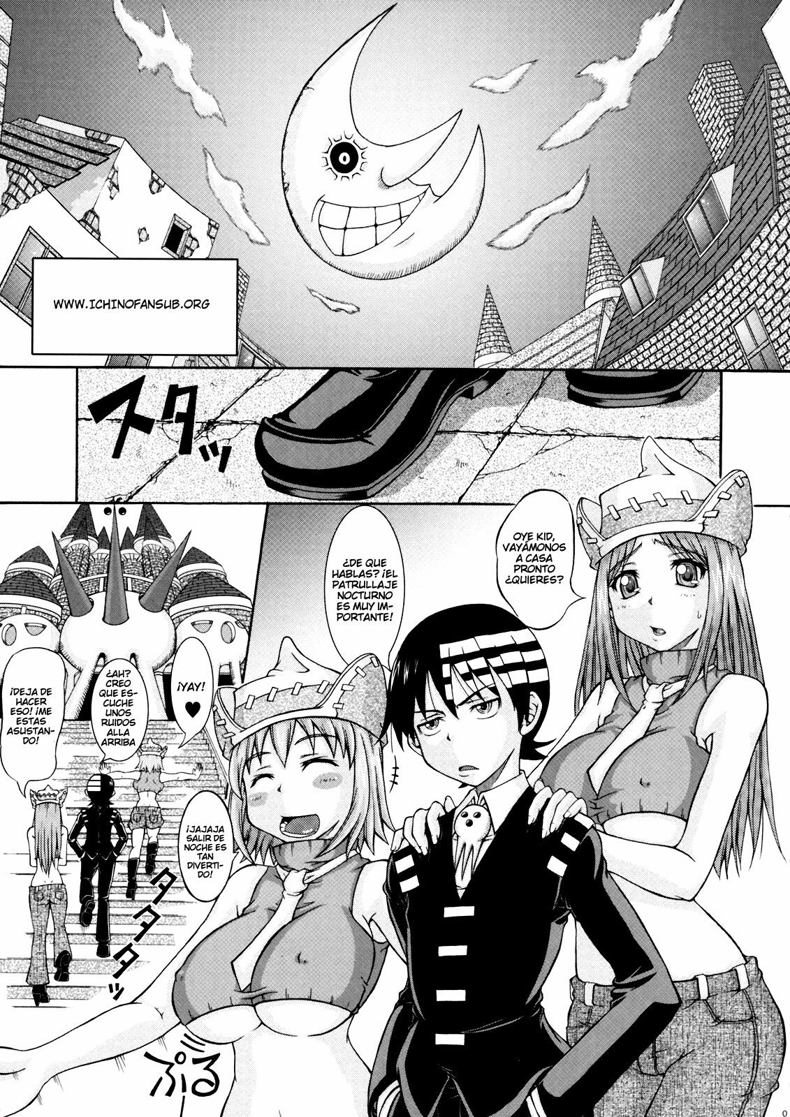 (C77) [Rabbit Labyrinth (Namikaze Rankuu)] RABI×2 3rd Ch. 1 (Soul Eater) [Spanish] page 4 preview