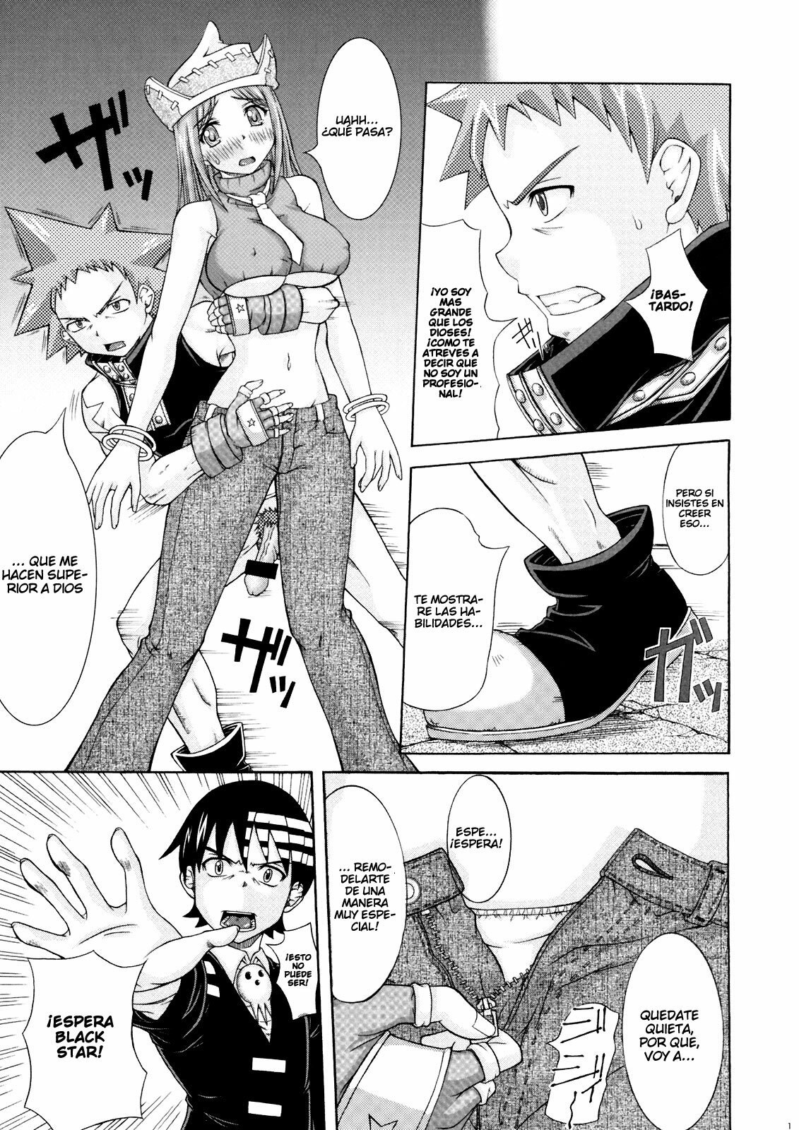 (C77) [Rabbit Labyrinth (Namikaze Rankuu)] RABI×2 3rd Ch. 1 (Soul Eater) [Spanish] page 10 preview