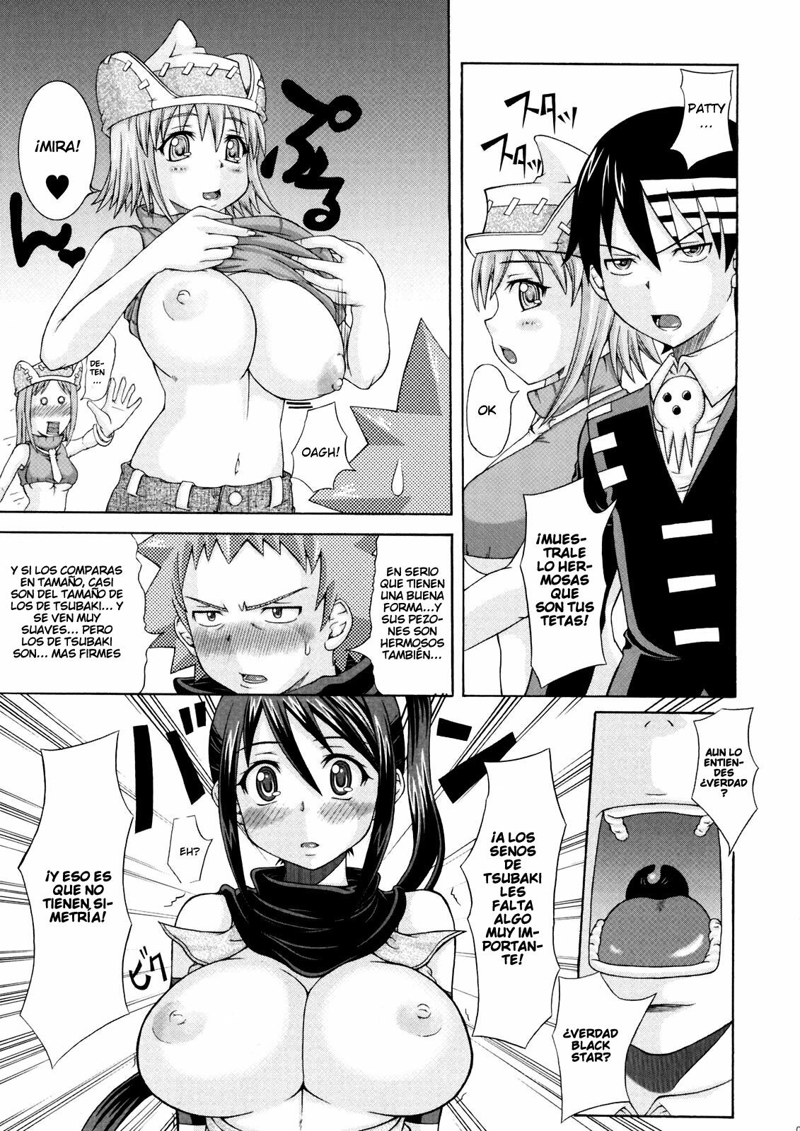 (C77) [Rabbit Labyrinth (Namikaze Rankuu)] RABI×2 3rd Ch. 1 (Soul Eater) [Spanish] page 8 preview