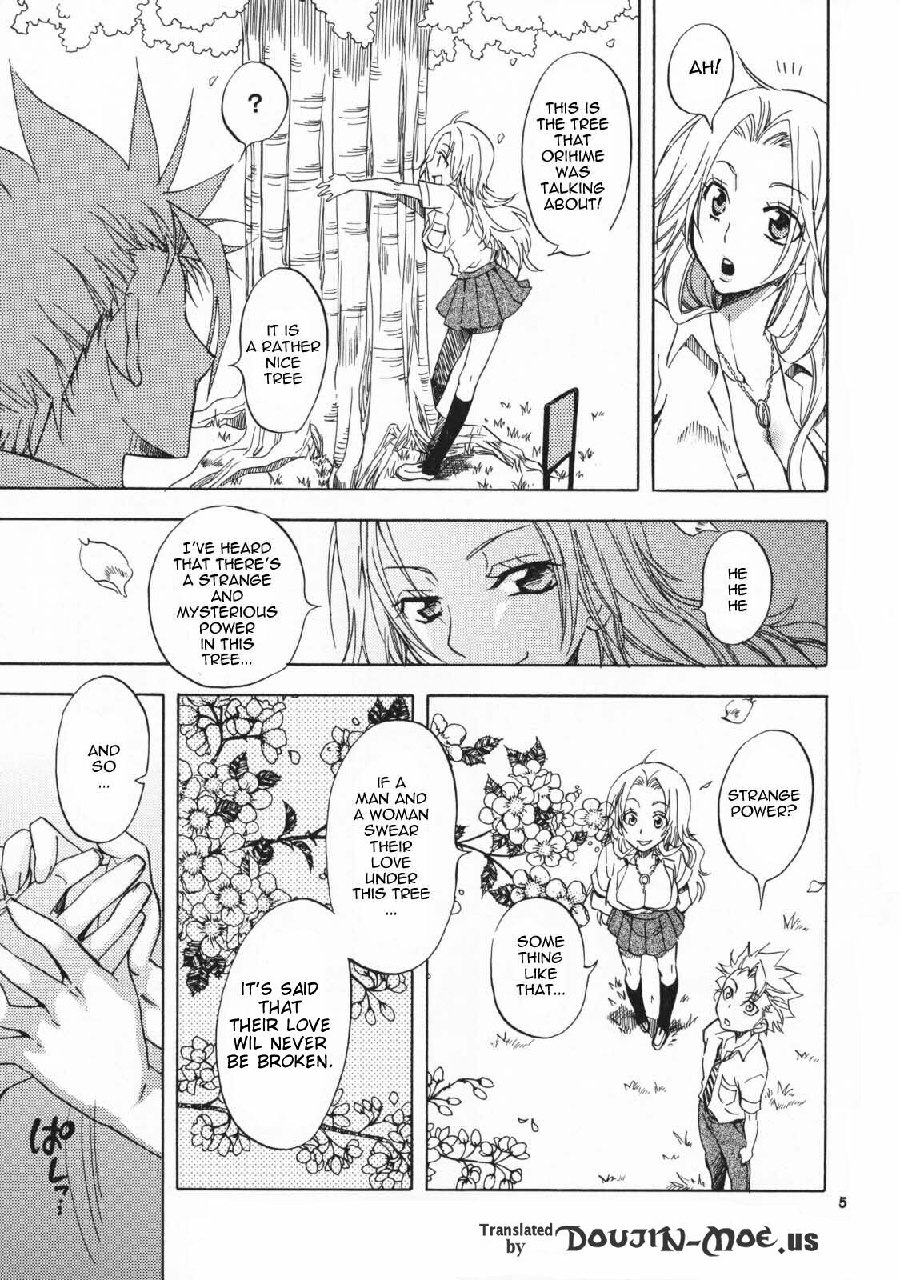 (CosCafe22) [Kurione-sha (YU-RI)] Shunshoku Holiday (Bleach) [English] [doujin-moe.us] page 4 preview