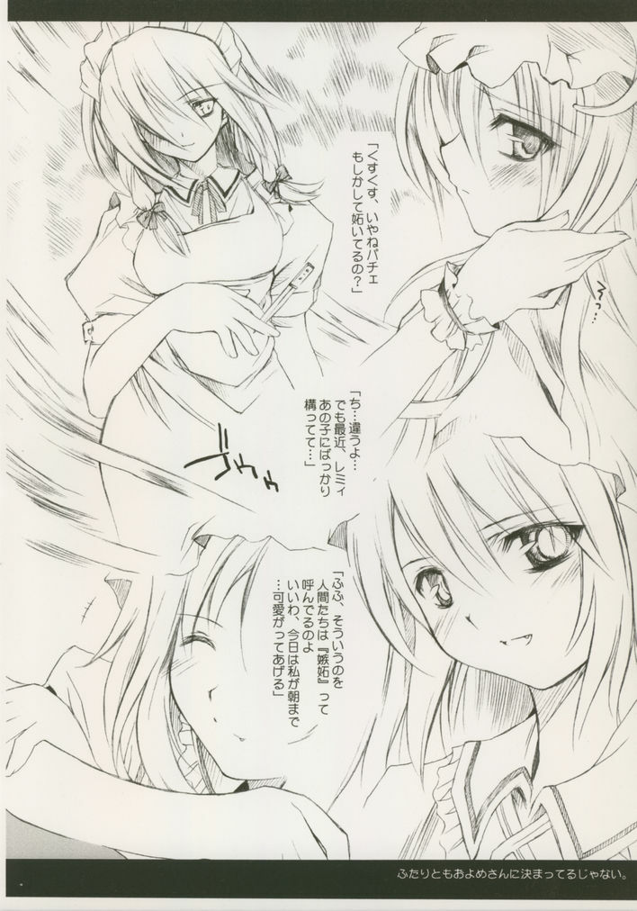(Reitaisai 2) [Douganebuibui (Aburidashi Zakuro)] Shimai de Kekkontte Houritsujou OK dayone? | Is it legal for sisters to marry? (Touhou Project) page 4 preview