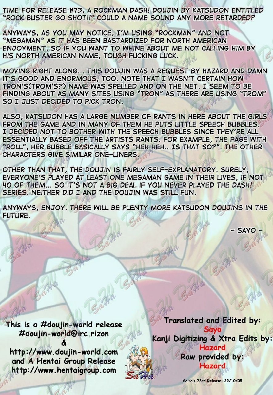 [Studio Katsudon (Manabe Jouji)] Rock Buster Go Shot!! (Rockman DASH) [English] [SaHa] page 5 preview