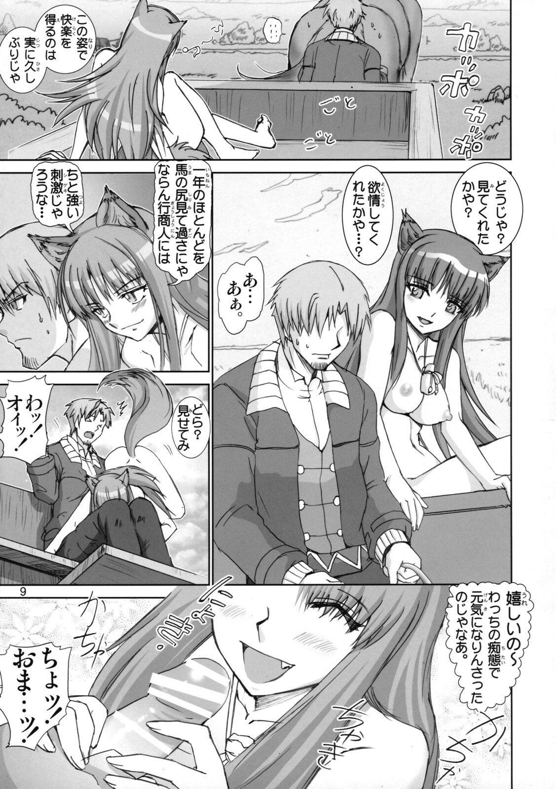 (SC38) [Raijinkai (Haruki Genia)] Wolf Road (Spice and Wolf) page 8 preview