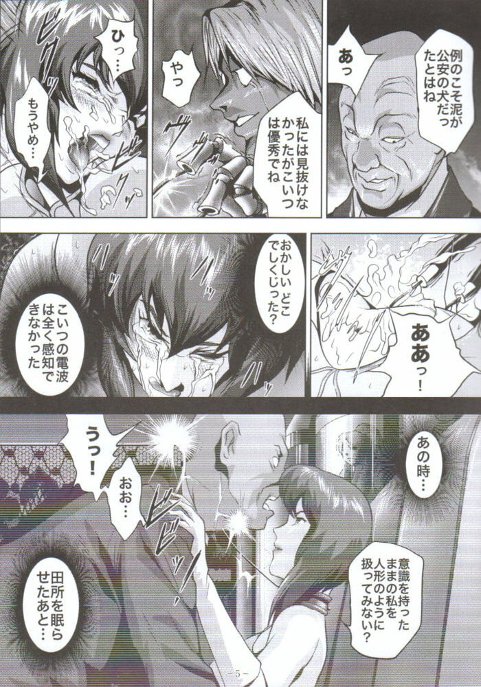 [Akiyama Production (Mikazuki Shikou)] Dennou Shokei (Ghost in the Shell) page 4 preview