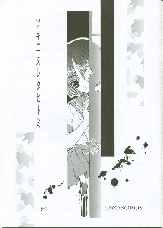 (CR27) [UROBOROS (Utatane Hiroyuki)] Tsuki ni Nureta Hitomi (Kizuato) page 2 preview