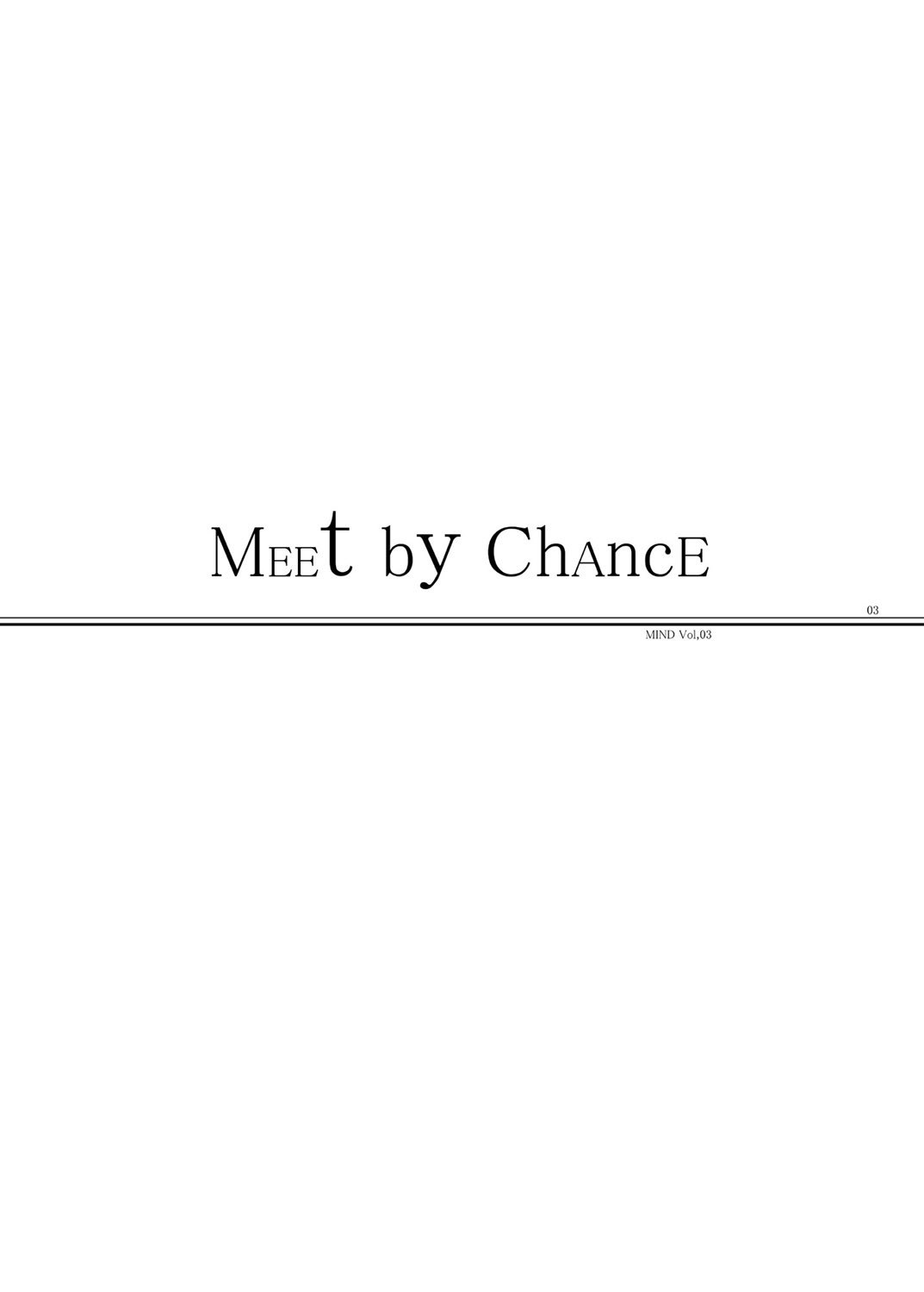 (C67) [Fujiya Honten (Thomas)] MIND vol. 03 - Meet by Chance (Ragnarok Online) page 2 preview