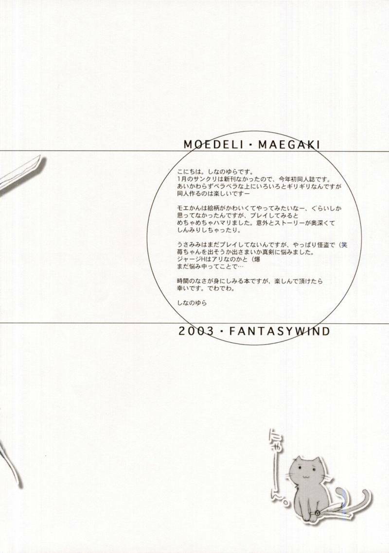 (SC19) [FANTASY WIND (Shinano Yura)] MOEDELI (Moekan: Moekko Company) page 3 preview