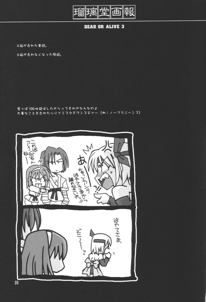 (CR31) [U-A Daisakusen, Lapislazuli=corporation (Harada Shoutarou)] Ruridou Gahou 17 (Dead or Alive) page 8 preview