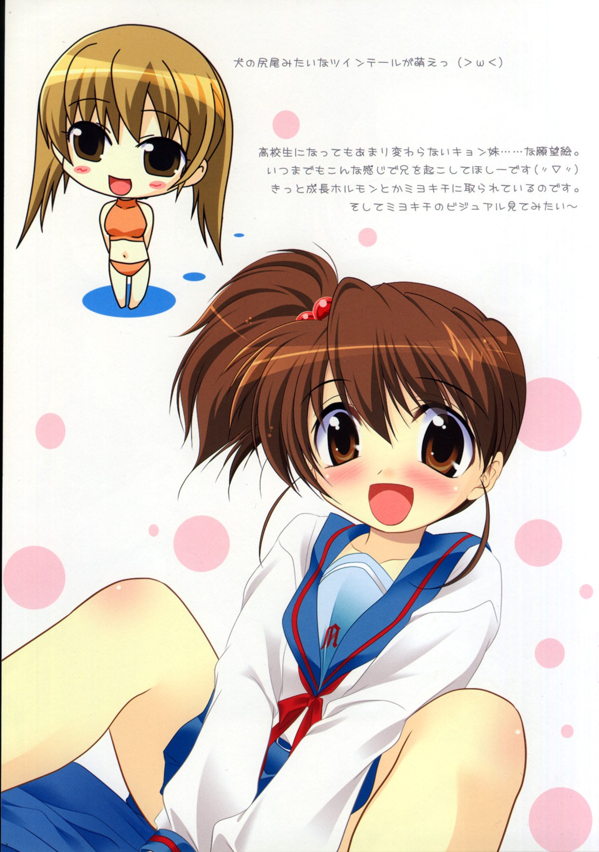 (COMIC1) [Watsukiya (Watsuki Ayamo)] Purimo#2 (The Melancholy of Haruhi Suzumiya) (Joined Image) page 5 preview