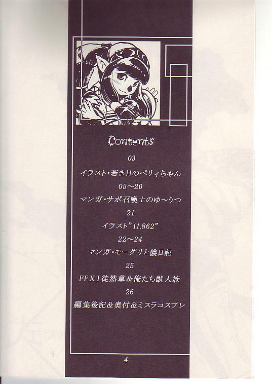 (C68) [Kuroshiki (Kurohiko)] Kuroshiki Vol. 3 (Final Fantasy XI) page 3 preview