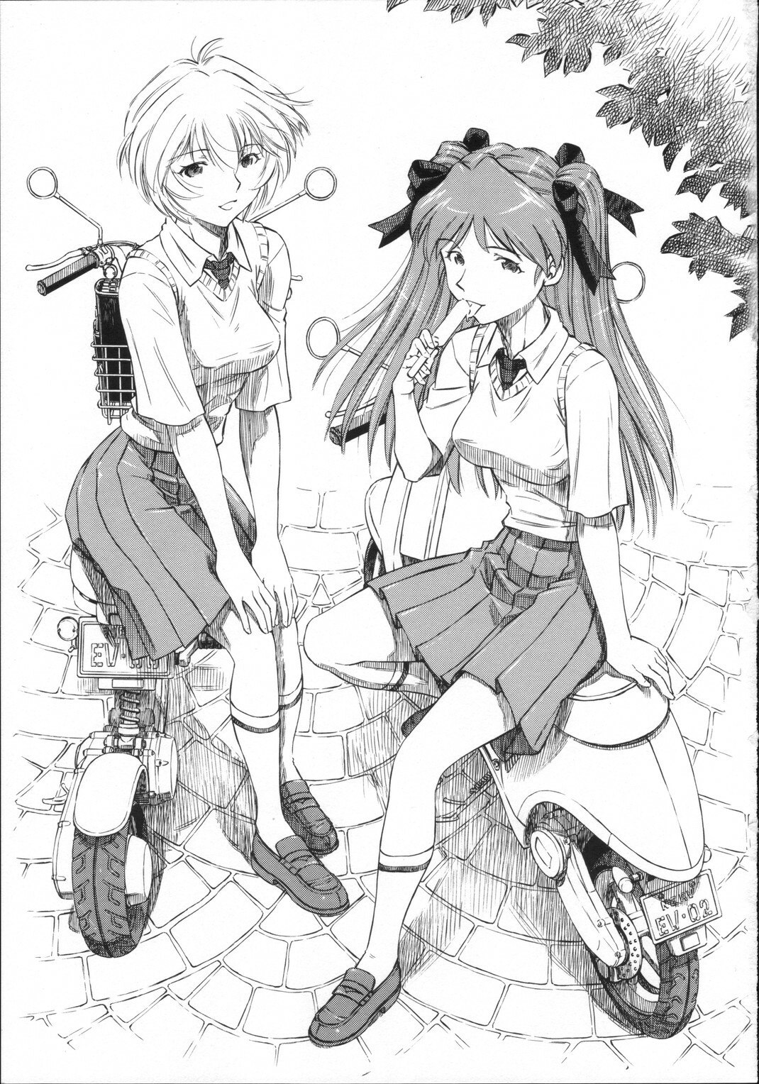 [Studio Wallaby (Kura Oh)] Ayanami Asuka Milk Cafe Au Lait (Neon Genesis Evangelion) [English] [SaHa] page 2 preview