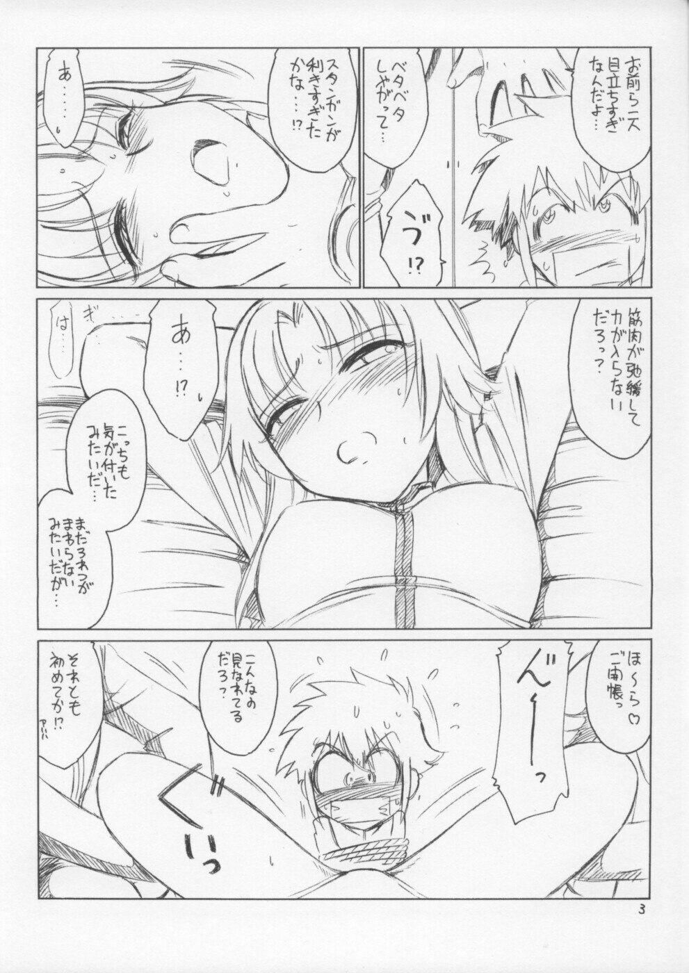 (CR35) [EINSATZ GRUPPE (Charlie Nishinaka)] P3.5 PRISONER 3.5 AKIRA (Uchuu no Stellvia) page 3 preview