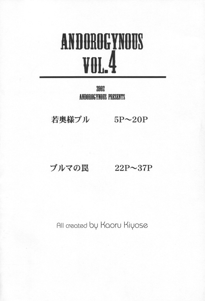 (CR31)  Andorogynous Vol. 4 (Kidou Senshi Gundam ZZ) page 3 preview
