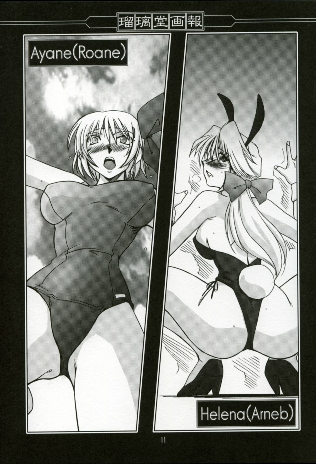 (C64) [UA Daisakusen, Lapislazuli=corporation (Harada Shoutarou)] Ruridou Gahou XX CODE:20 (Dead or Alive) page 10 preview