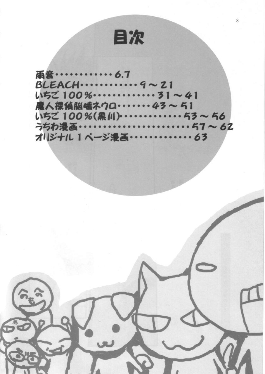 (C68) [Bakugeki Monkeys (Inugami Naoyuki)] Ijimeru? BOOK (Bleach, Ichigo 100%, Majin Tantei Nougami Neuro) page 7 preview