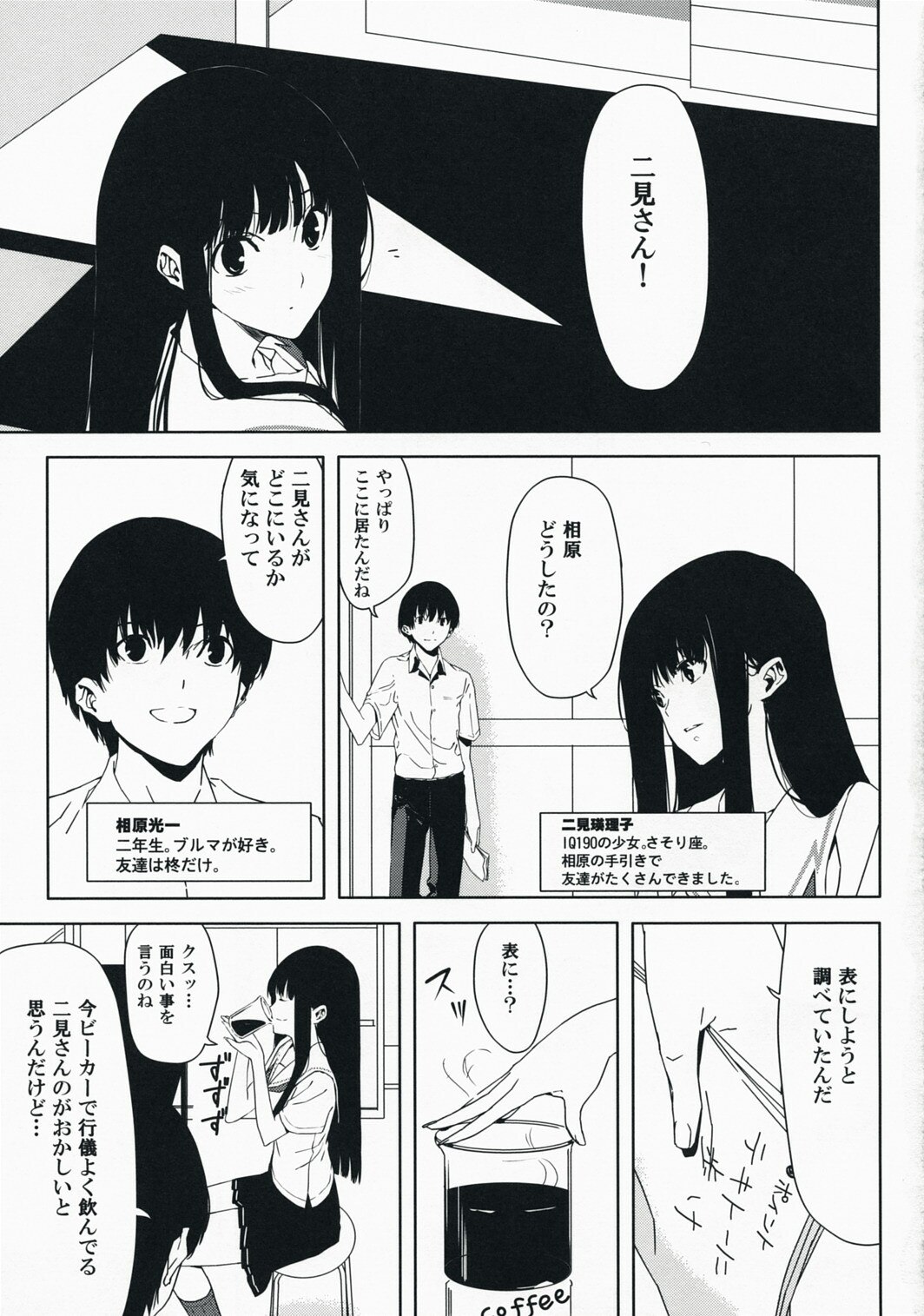 (C73) [Moriisan-Tokono (Morii Shizuki)] Sore Coffee dayo Futami-san (KimiKiss) page 2 preview
