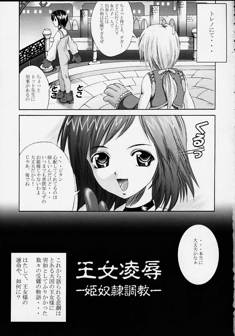(C58) [Abura katabura (Papipurin)] Oujo Ryoujoku Garnet (Final Fantasy IX) page 2 preview