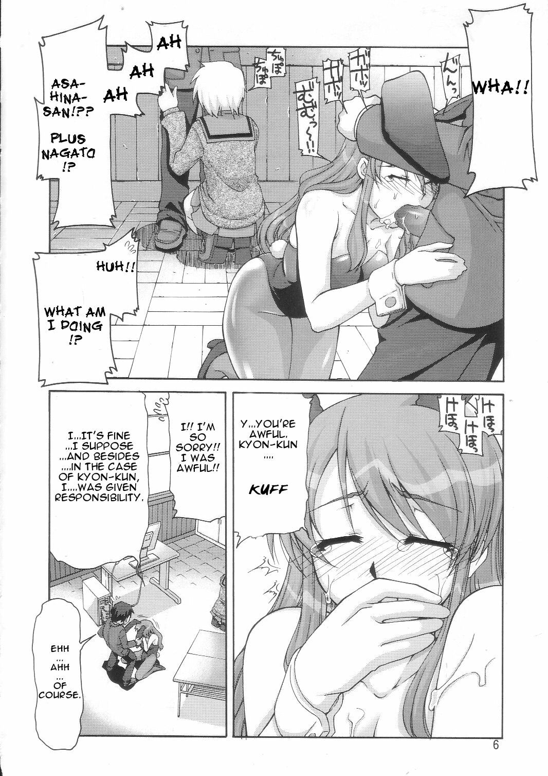 (C70) [GOLD RUSH (Suzuki Address)] SOS-Dan Shiki Sekai Kyuushutsu | Sos-dan style World Rescue (The Melancholy of Haruhi Suzumiya) [English] [CGRascal] page 6 preview