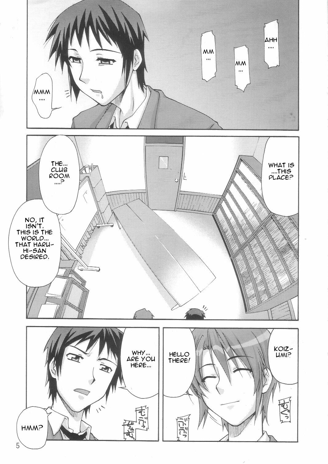 (C70) [GOLD RUSH (Suzuki Address)] SOS-Dan Shiki Sekai Kyuushutsu | Sos-dan style World Rescue (The Melancholy of Haruhi Suzumiya) [English] [CGRascal] page 5 preview