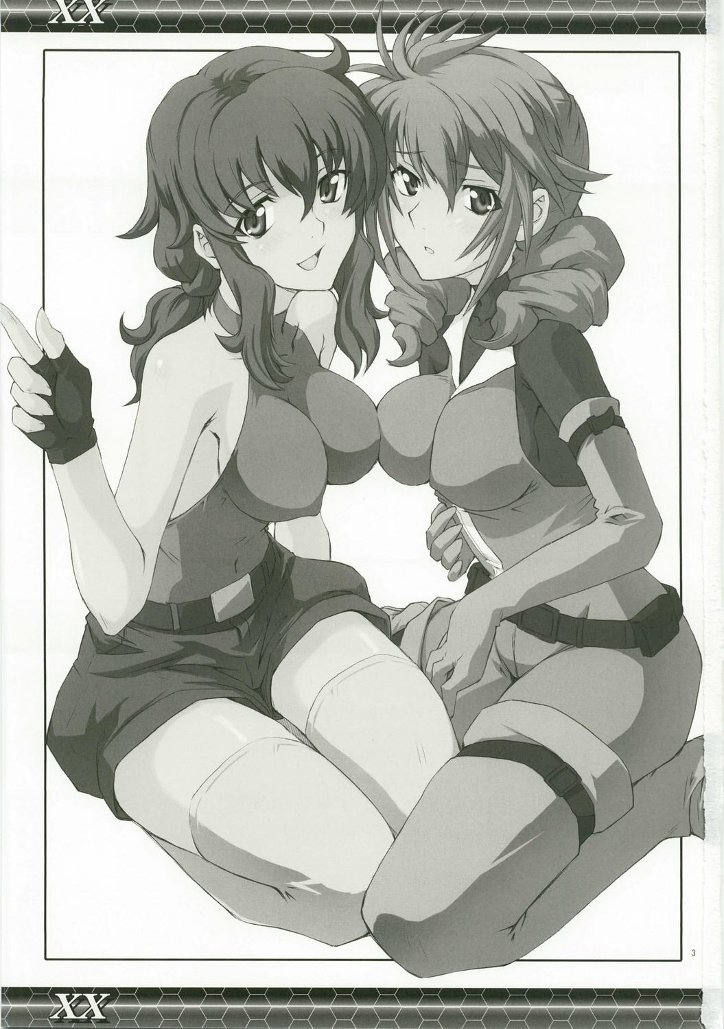 (C73) [Zi (Mutsuki Ginji)] XX (Gundam 00, Lucky Star) page 3 preview