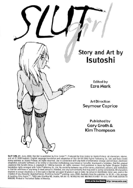 [Isutoshi] Slut Girl 1 [English] [color] page 2 preview