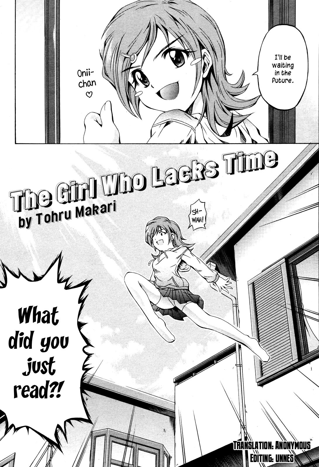 [Makari Tohru] Toki ni Kakeru Shoujo | The Girl Who Lacks Time (Anthurium - Bonnou no Hana) [English] page 2 preview
