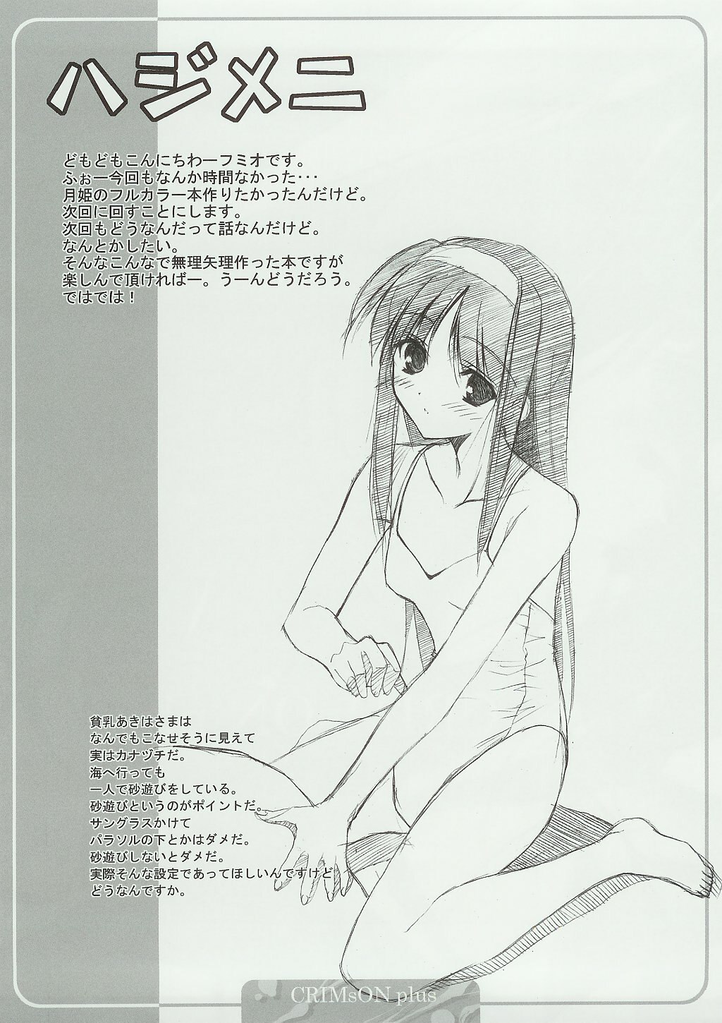 (C65)  CRIMsON plus (Tsukihime) page 3 preview