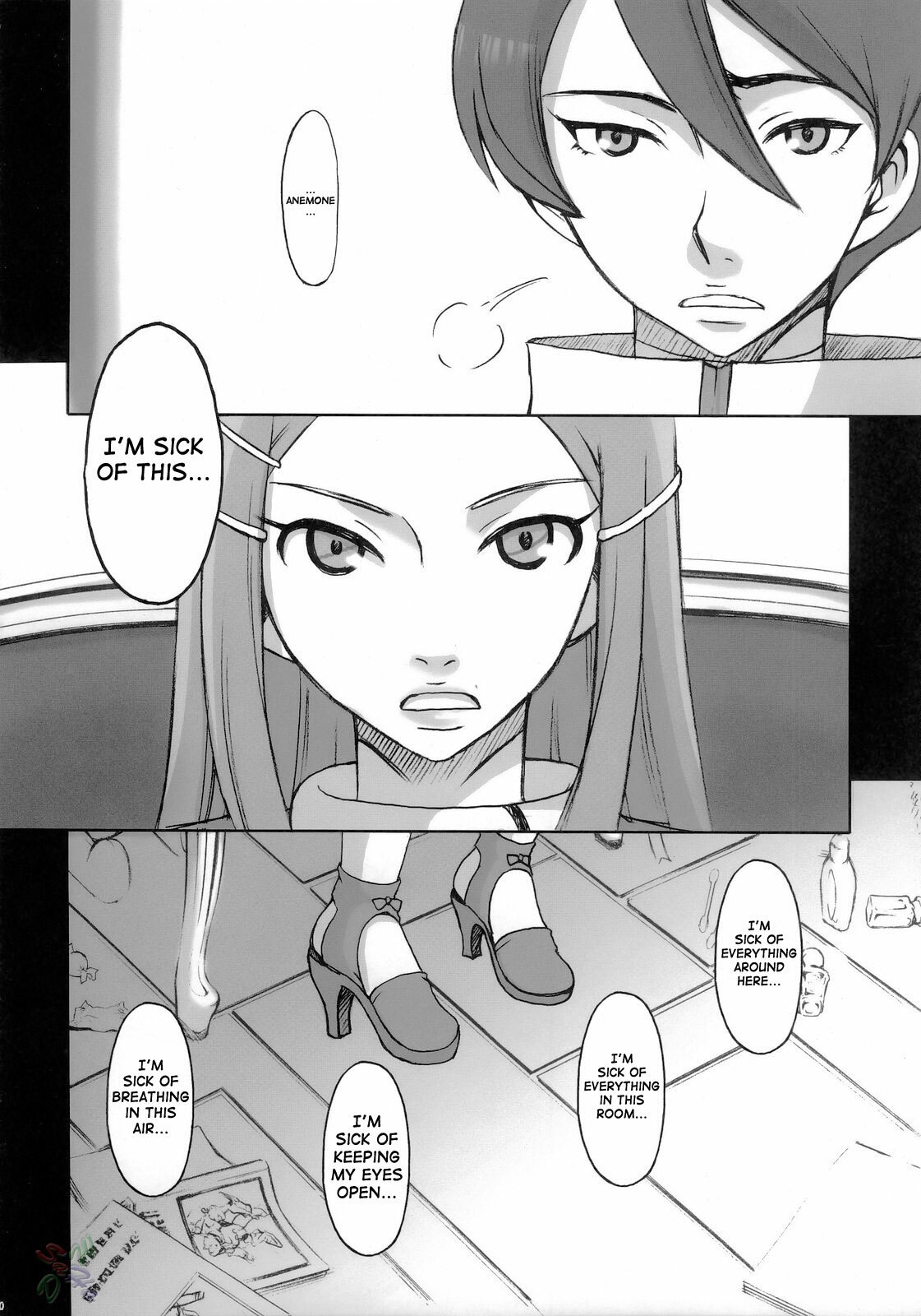 (C69) [GARDENING BULL DOG (Gotoh Akira)] I am bored. ANEMONE NO TAIKUTU | Anemones Boredom (Eureka seveN) [English] {Saha} page 5 preview