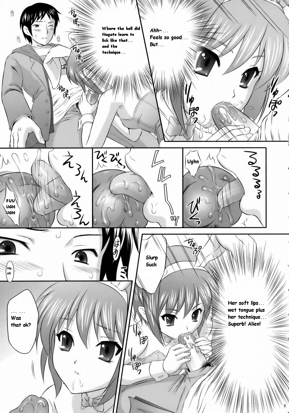(C71) [U.R.C (Momoya Show-Neko)] Nagato Yuki wa Usagi to Kame no Yume o Miru ka? | Nagato Yuki Dreamt of "The Tortoise and The Hare"? (Suzumiya Haruhi no Yuuutsu) [English] [maxt] page 9 preview