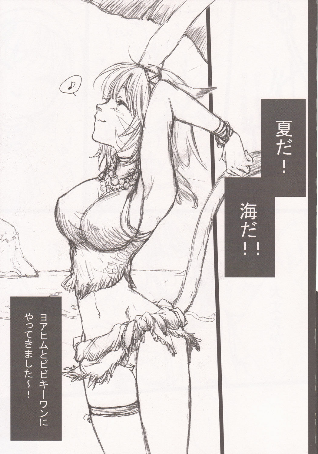 (C70) [Akai Tsubasa (Tachibana Chata)] Bibiki-wan ni ikimashita (Final Fantasy XI) page 3 preview