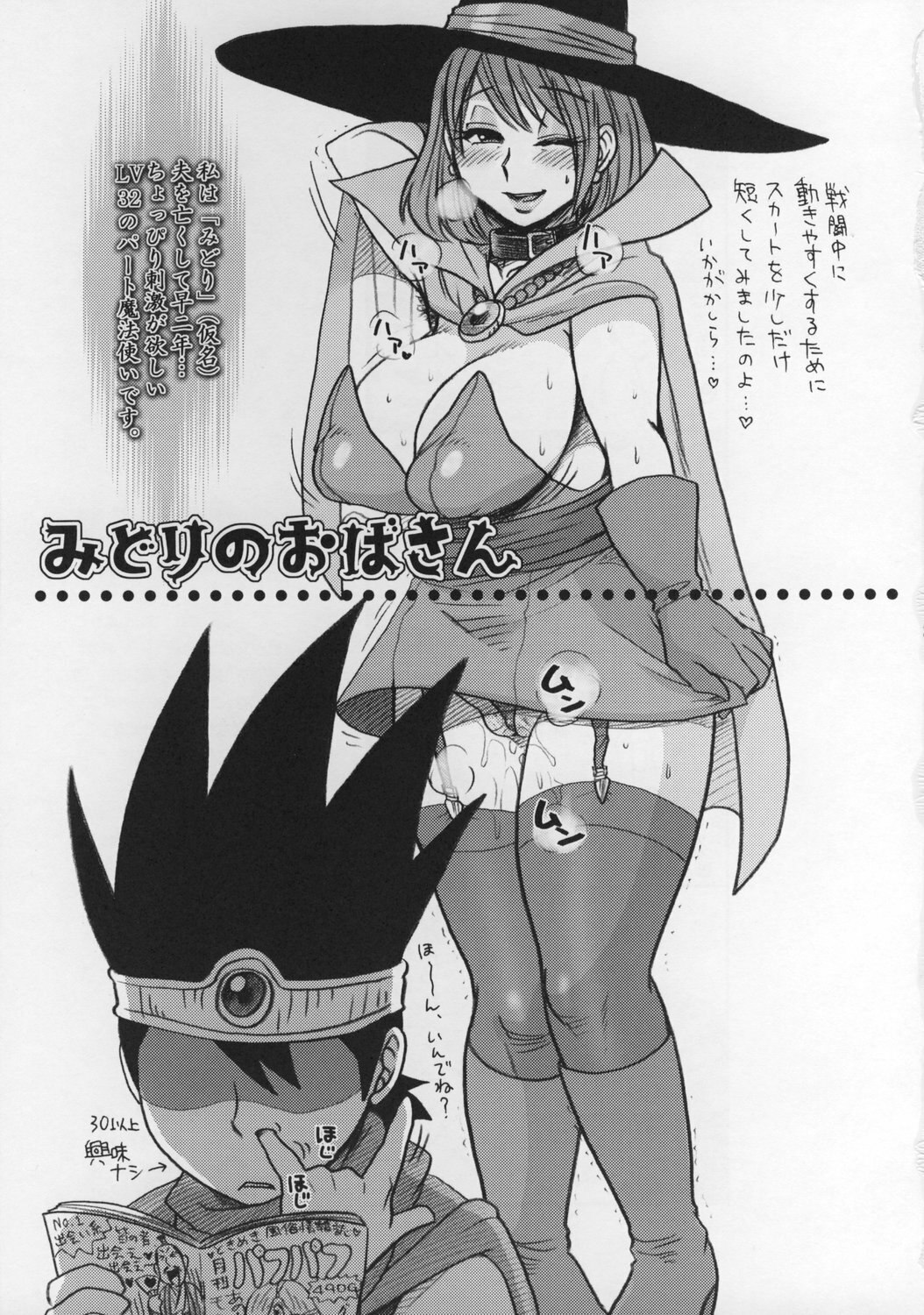 (C73) [Esecool (BOSS Chin)] Midori no Oba-san (Dragon Quest III) page 2 preview