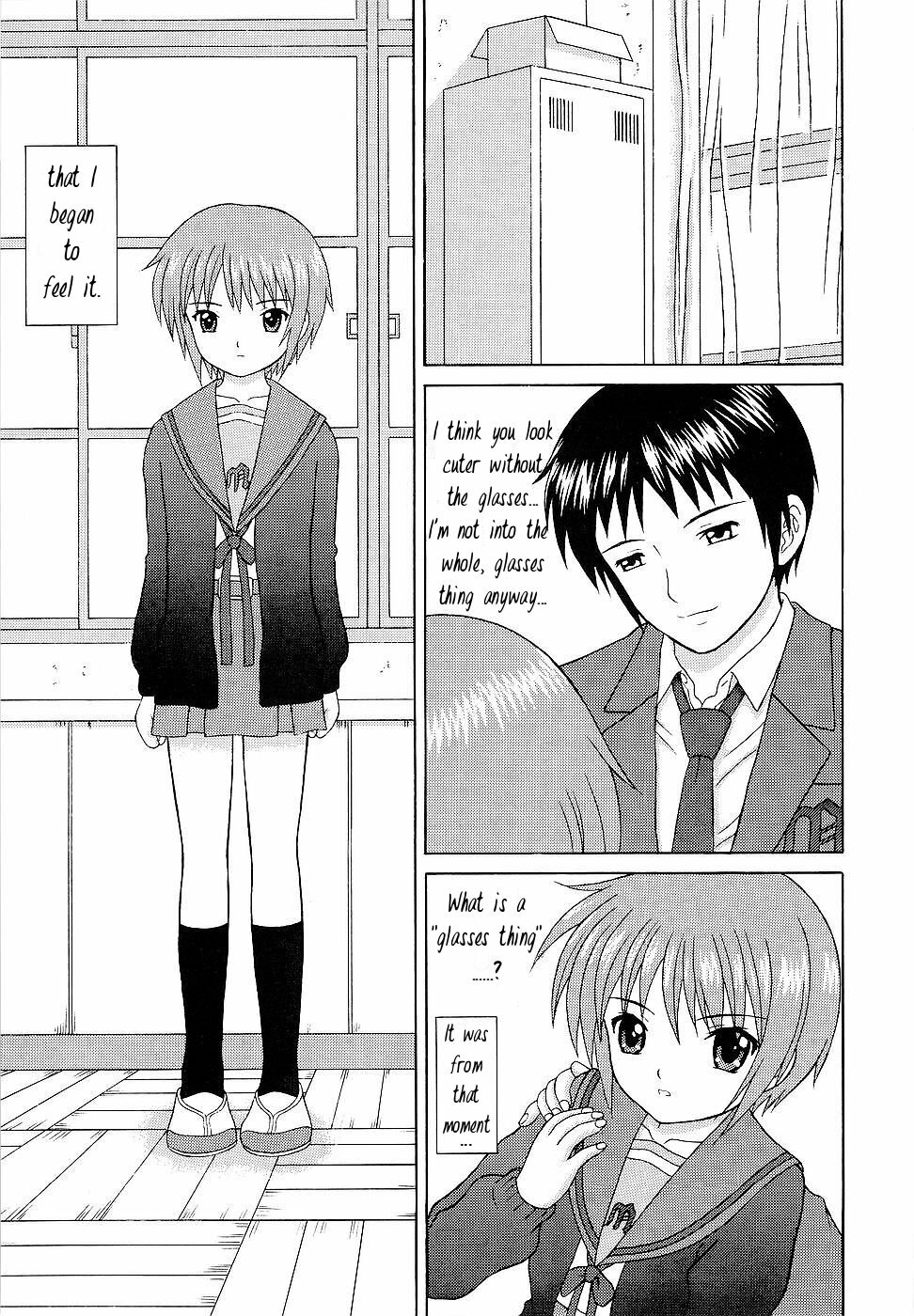 (SC38) [D'Erlanger (Yamazaki Show)] Slight motion -tsui no bidou- (The Melancholy of Haruhi Suzumiya) [English] [Phantom Translator] page 5 preview