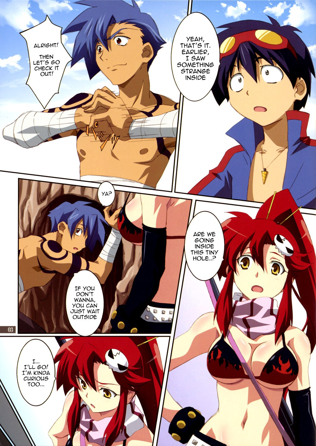 (C72) [Mahirutei (Izumi Mahiru)] Kibun wa Yoko-so (Tengen Toppa Gurren Lagann) [English] page 3 preview