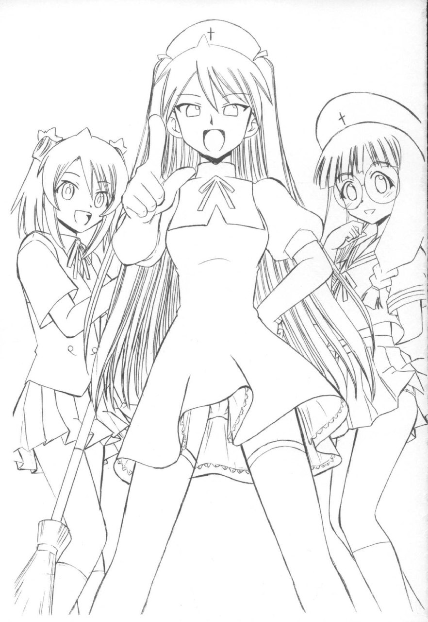 (C73) [Studio Wallaby (Deep Purple '72)] Nuge Onna Trio no Hakudaku (Mahou Sensei Negima!) page 2 preview