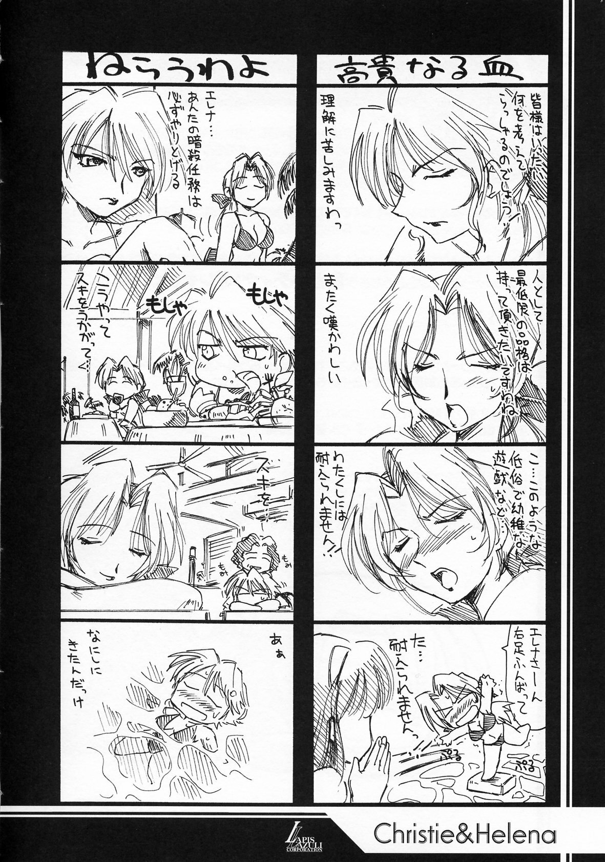 (C63) [UA Daisakusen (Harada Shoutarou)] Ruridou Gahou CODE:19 (Dead or Alive) page 12 preview