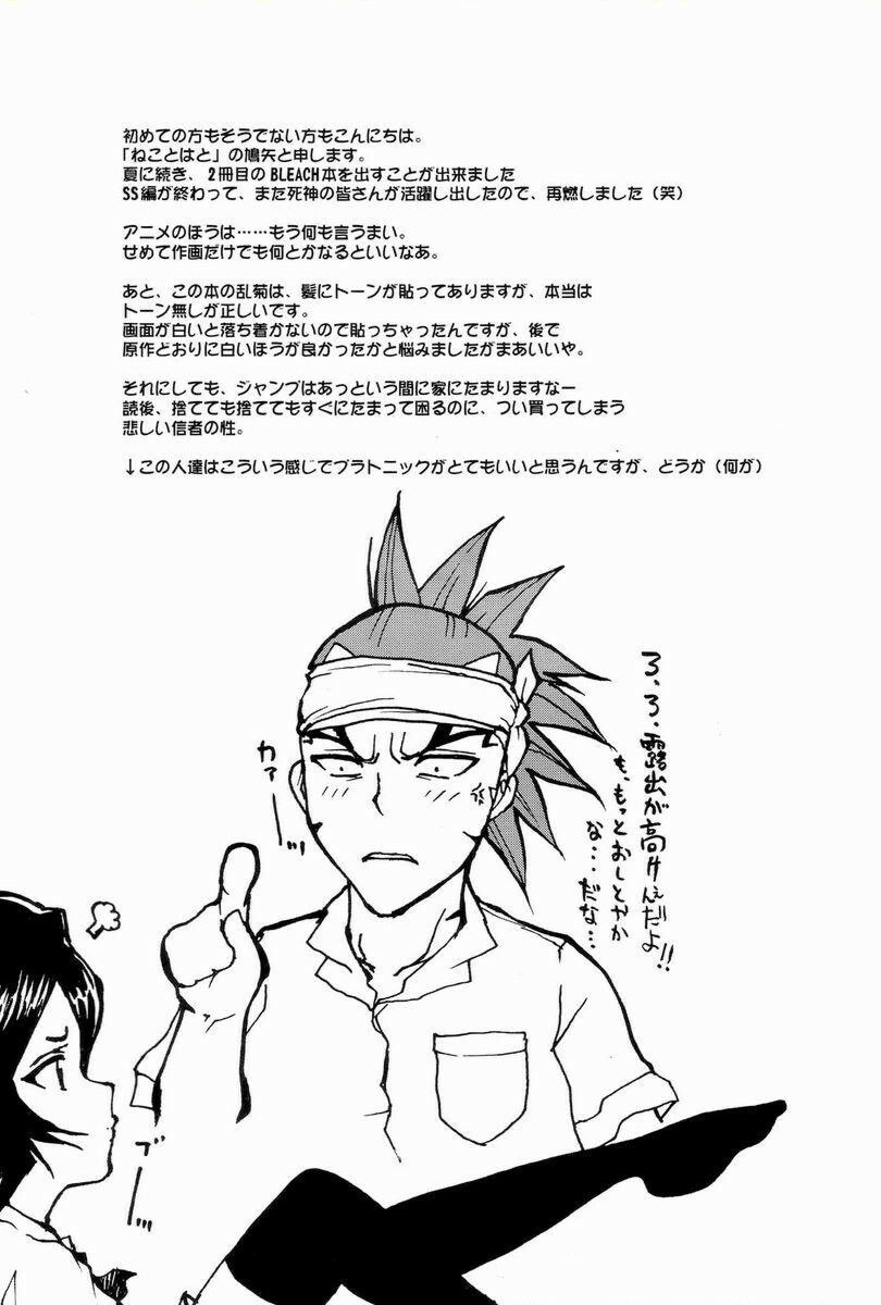 (Kyonyuukko 4) [Neko to Hato (Hatoya Mameshichi)] Kiku Hime. (BLEACH) page 3 preview