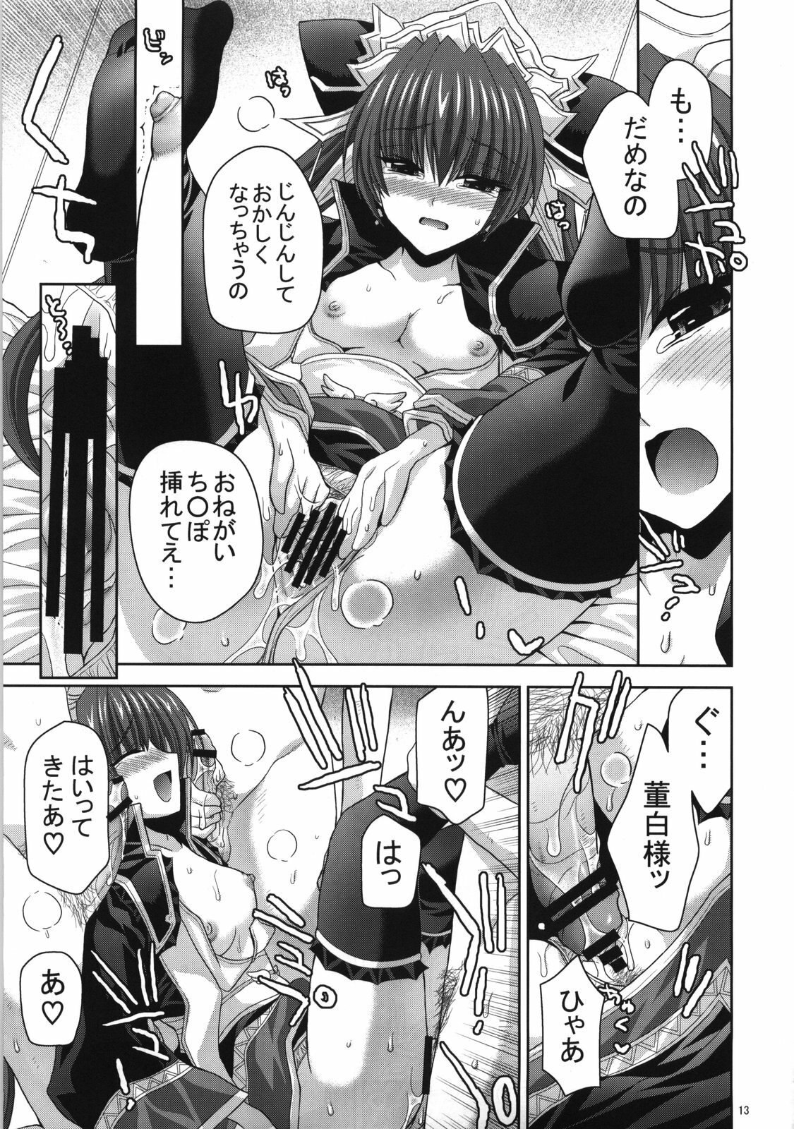 (C73) [FANTASY WIND (Shinano Yura)] palpitate (Koihime Musou, Sangokushi Taisen) page 12 preview
