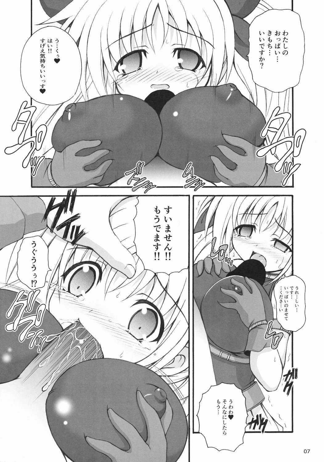 (C73) [Kurubushi-kai (Dowarukofu)] Dekkaku Natte mo Trauma Darake (Mahou Shoujo Lyrical Nanoha) page 6 preview