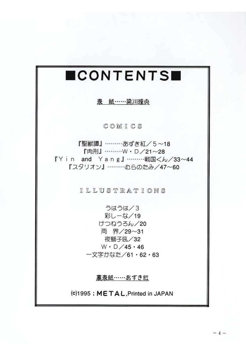 (C49) [METAL (Various)] Rougetsu Toshi - Misty Moon Metropolis COMIC BOOK 3 page 3 preview