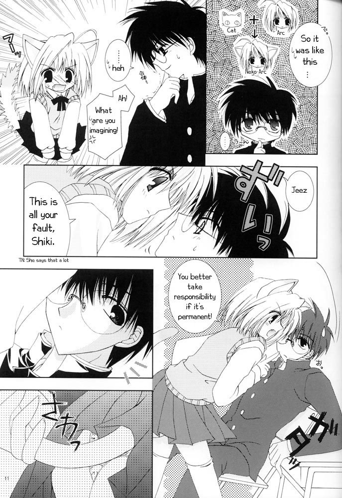 (C63) [Neko Kinryouku (NekoNeko)] Tsukineko Kyoushitsu (Tsukihime) [English] [EHT] page 10 preview