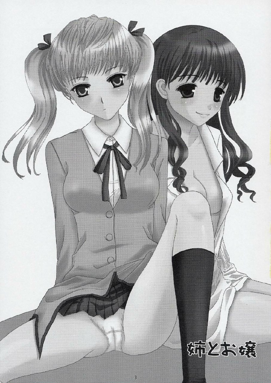(C67) [Inudrill Lolita Engine (Tondabayashi Sayaka)] Ane to Ojou (School Rumble) page 2 preview