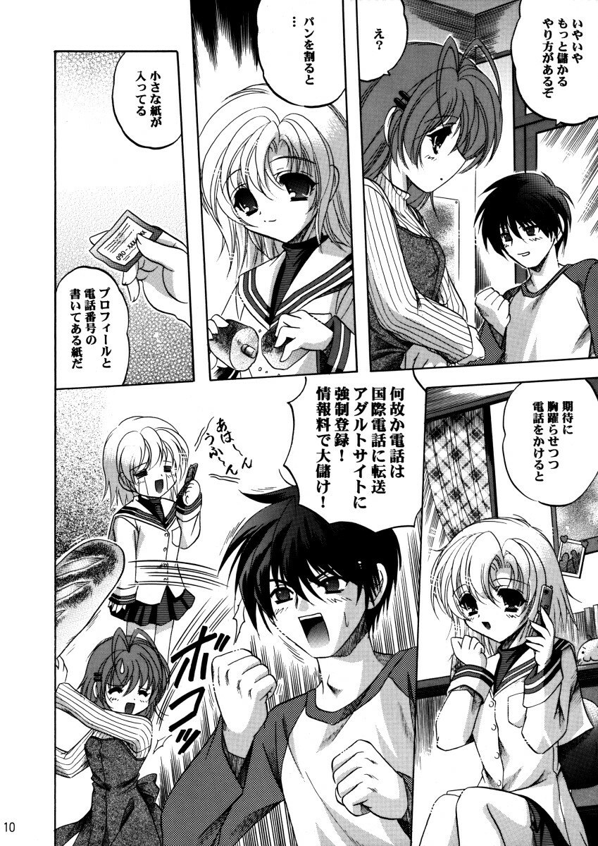 (C66) [SLIME INN (Hayashiya Daizaemon)] bishow-kazoku (CLANNAD) page 9 preview