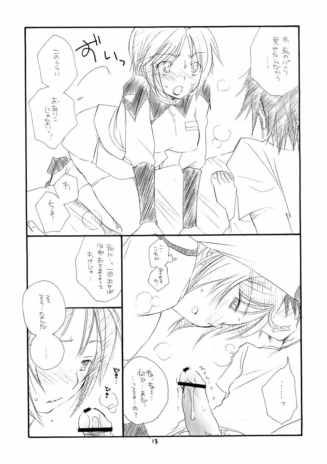 (C68) [TENKAICHI BABY'S (BENNY'S, Inomoto Rikako)] G,D,S,G (Gundam SEED DESTINY) page 12 preview