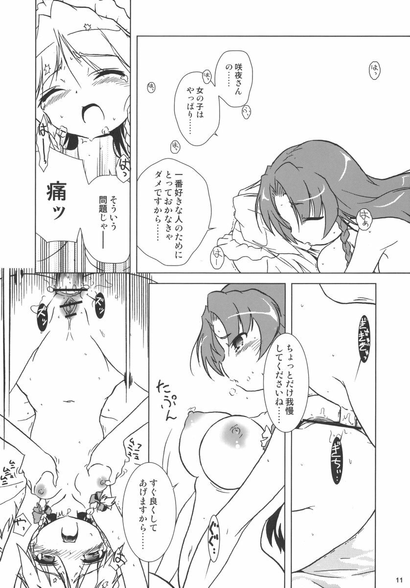 (C70) [Gutenberg no Musume (KnightO Satoshi)] Kajin Komusume Chuuka na Meiling! (Touhou Project) page 11 preview